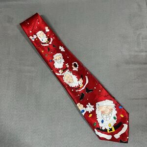 Christmas Santa Claus Novelty Fun Tie Novelties by Hallmark Funny Holiday Party
